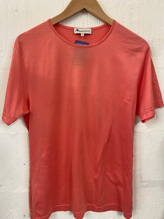 Vintage Aquascutum Coral T-Shirt  Size 14