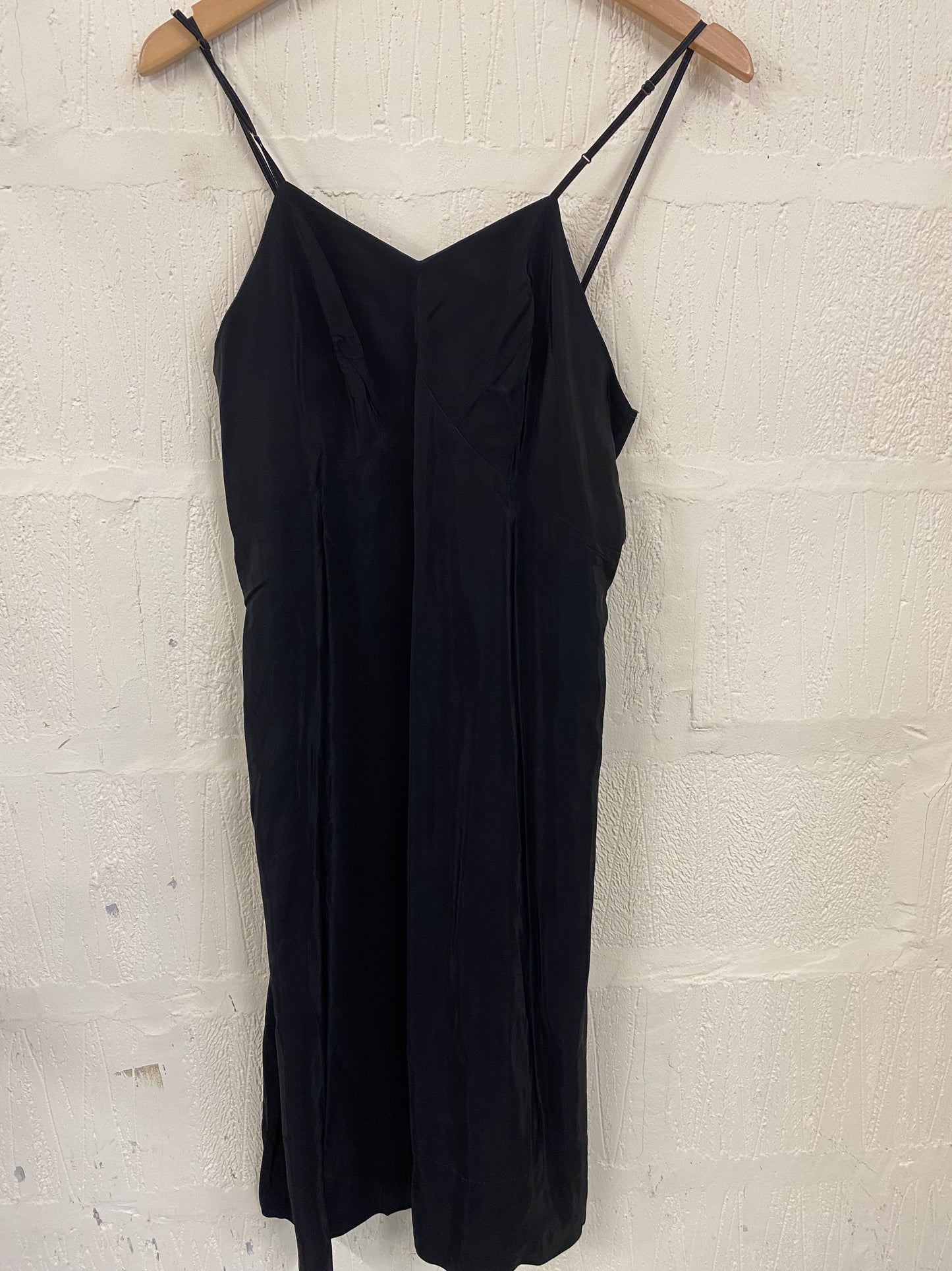 Vintage Black Slip Dress Size 12