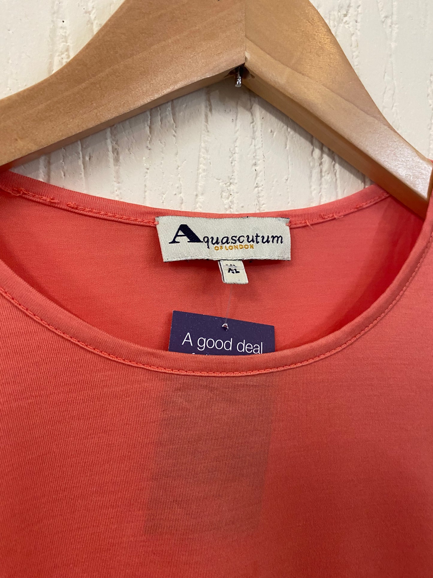 Vintage Aquascutum Coral T-Shirt  Size 14