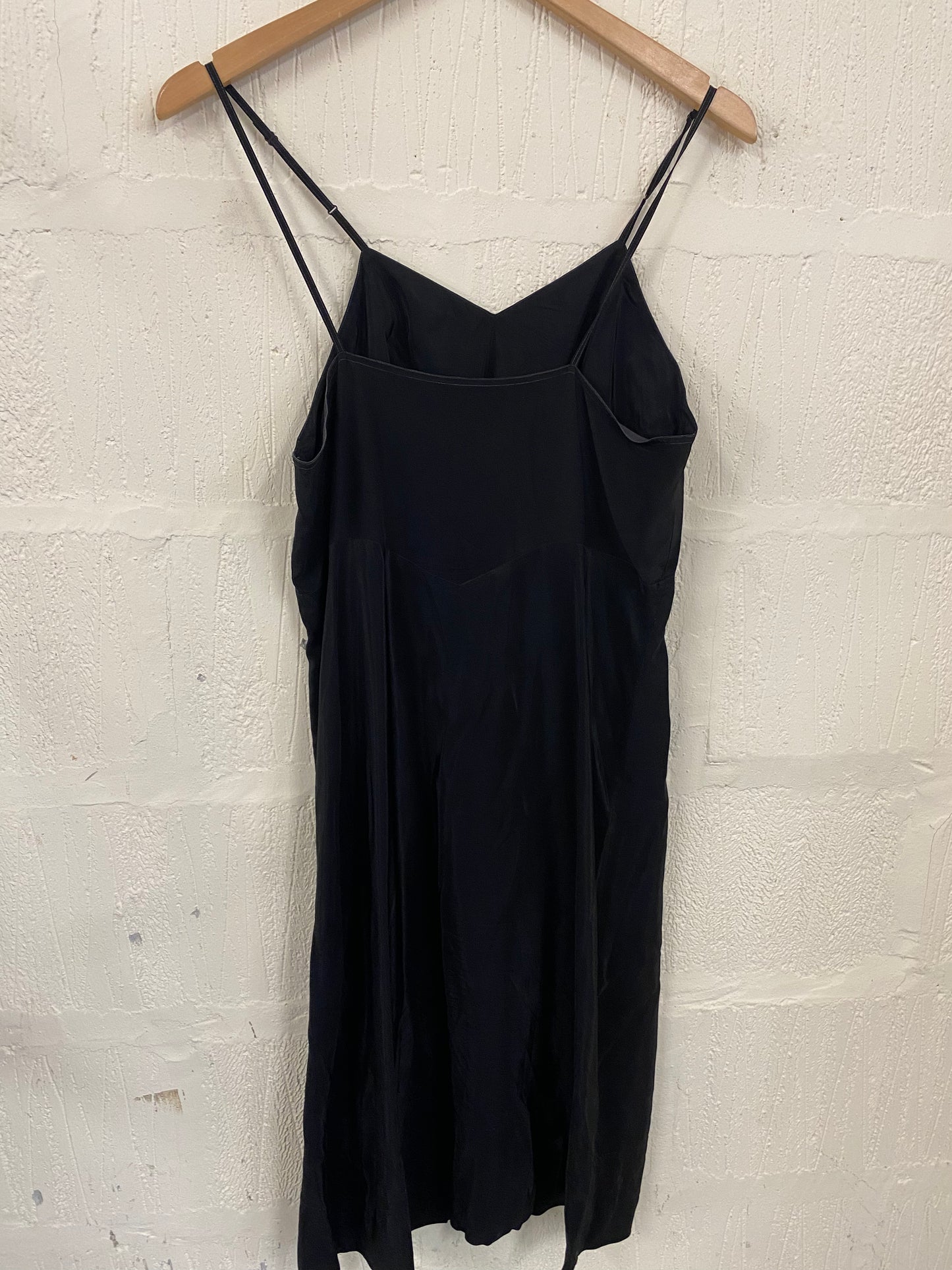 Vintage Black Slip Dress Size 12