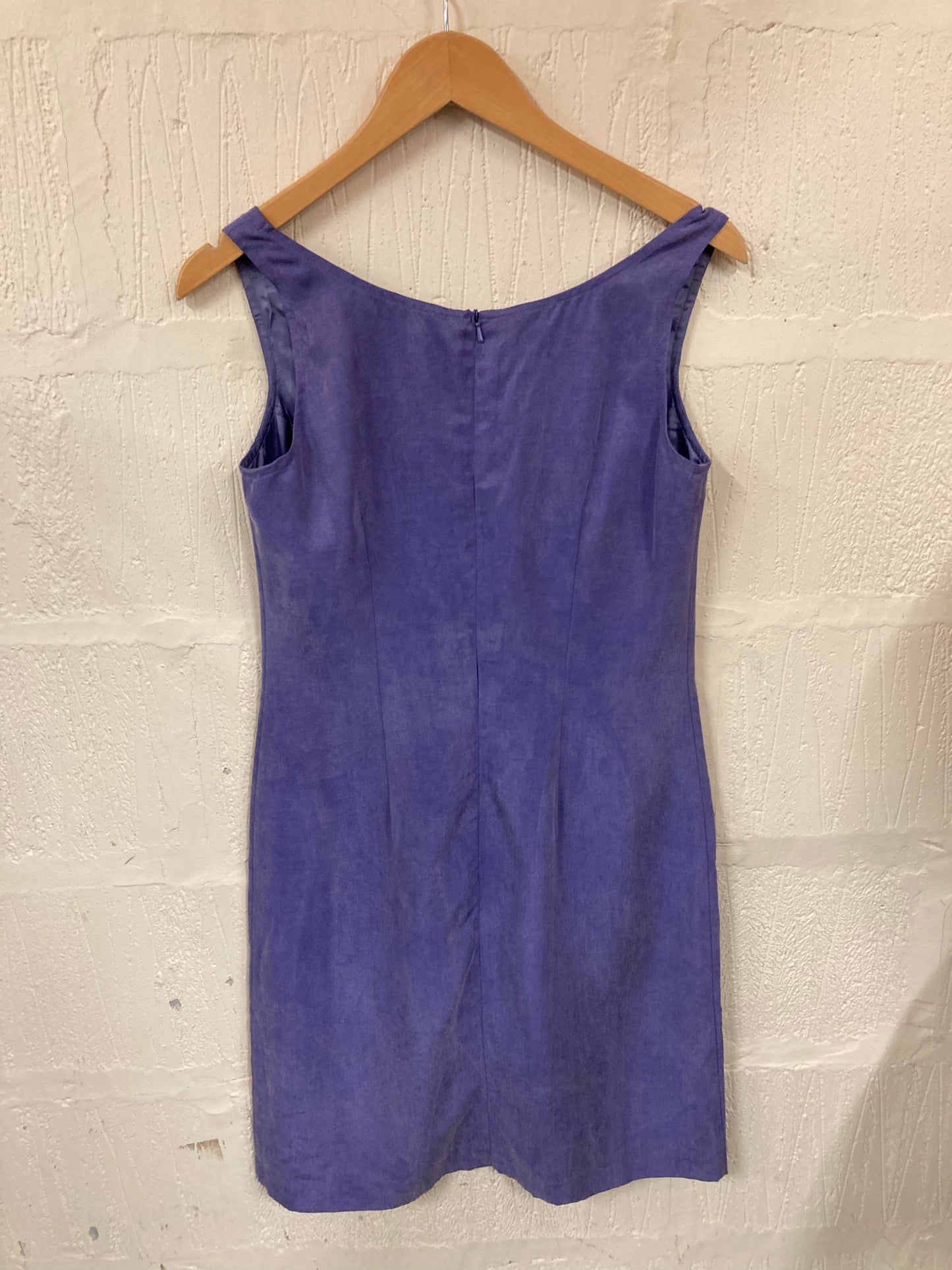 1990s Monsoon, Mauve Fitted Shift Dress Size 10