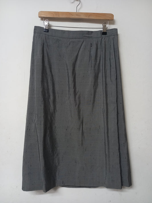 Metallic Grey Skirt Size 14/16