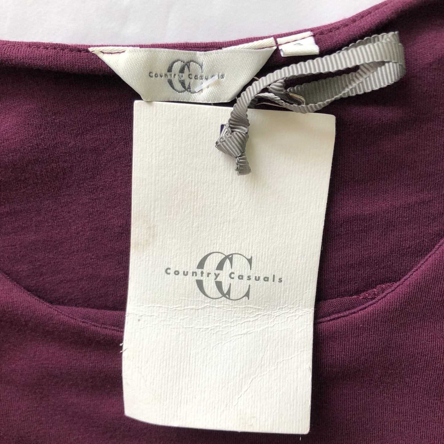 Ladies Country Casuals Purple Top Size S BNWT