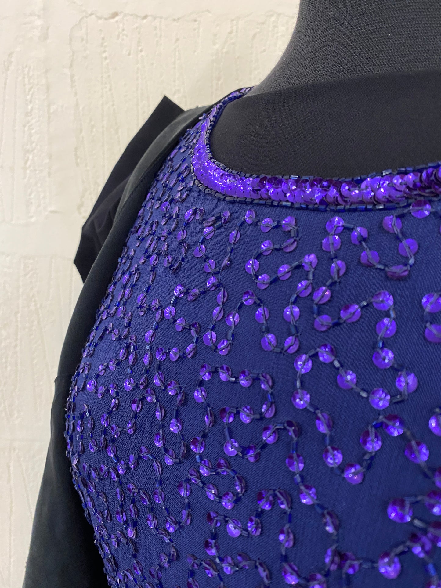 BNWT Purple Sequin Sleeveless Party Dress Size 16-18
