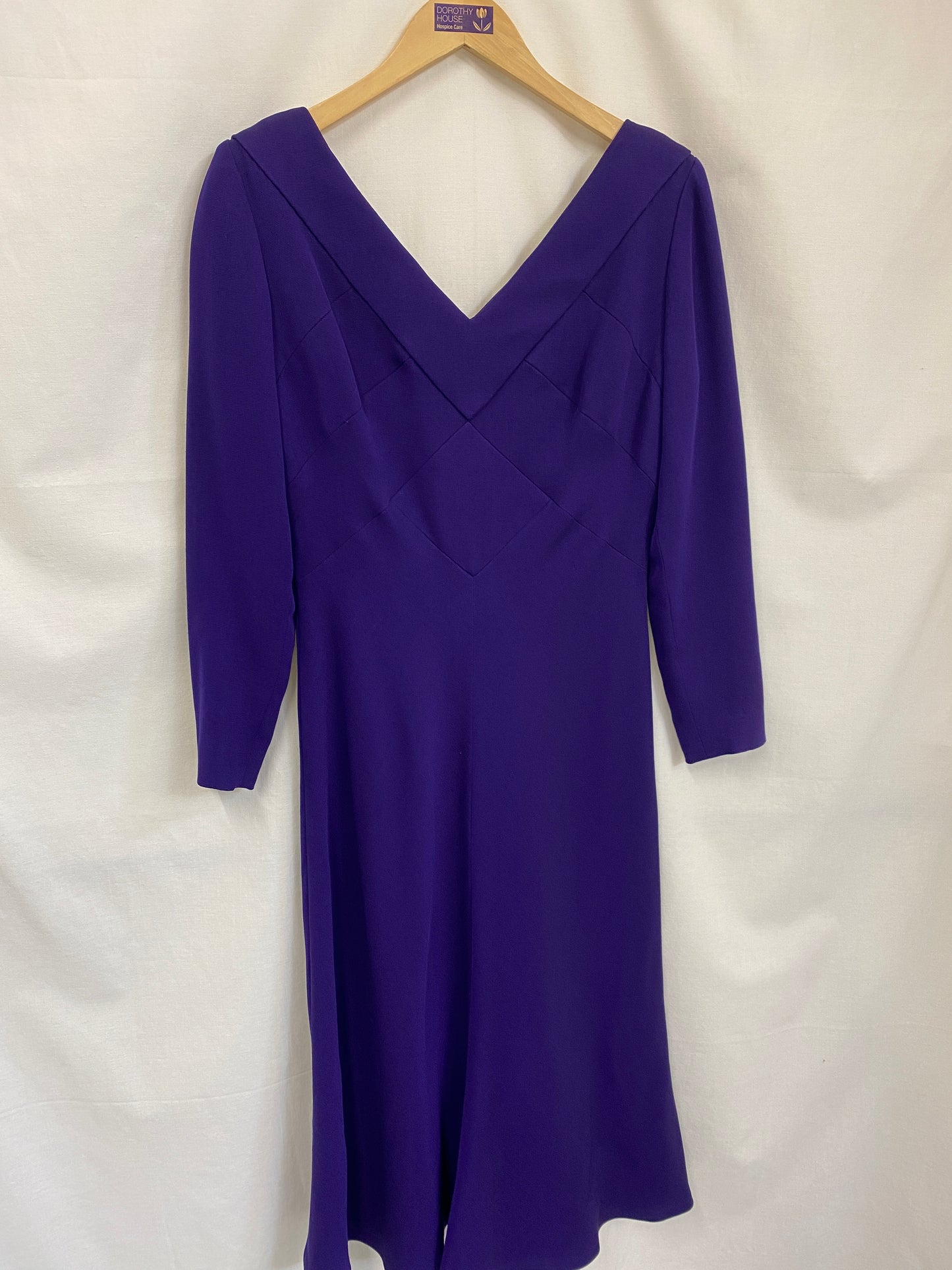 Vintage Purple Formal Dress Size 10/12