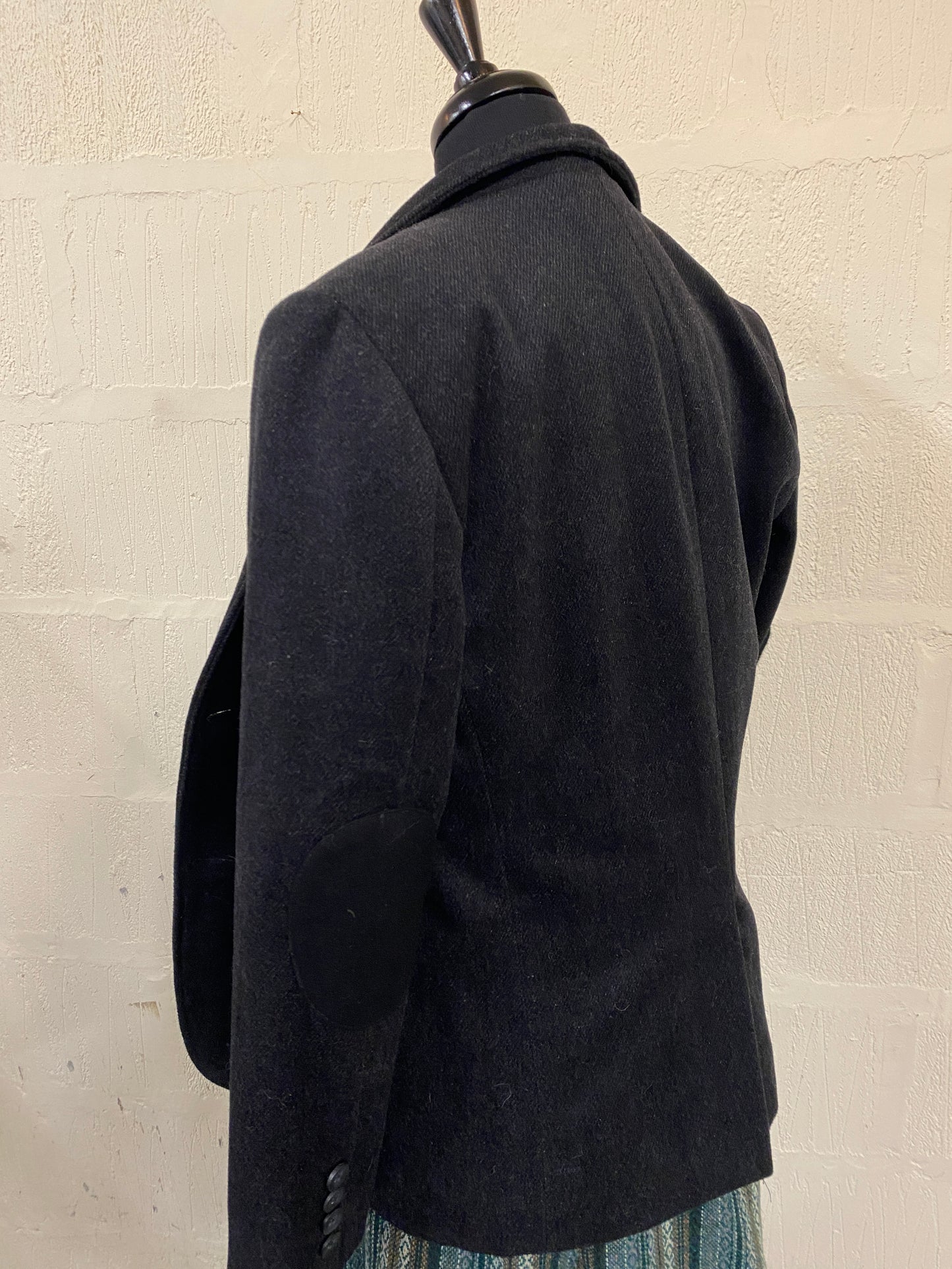 Charcoal Grey Wool Blend Coat Size 10