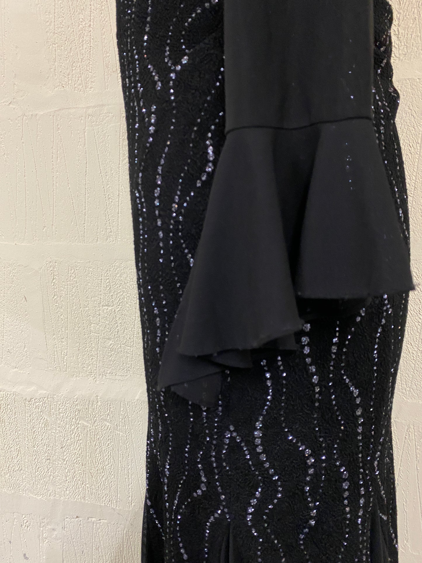 Vintage Black Evening Gown Size 8-10