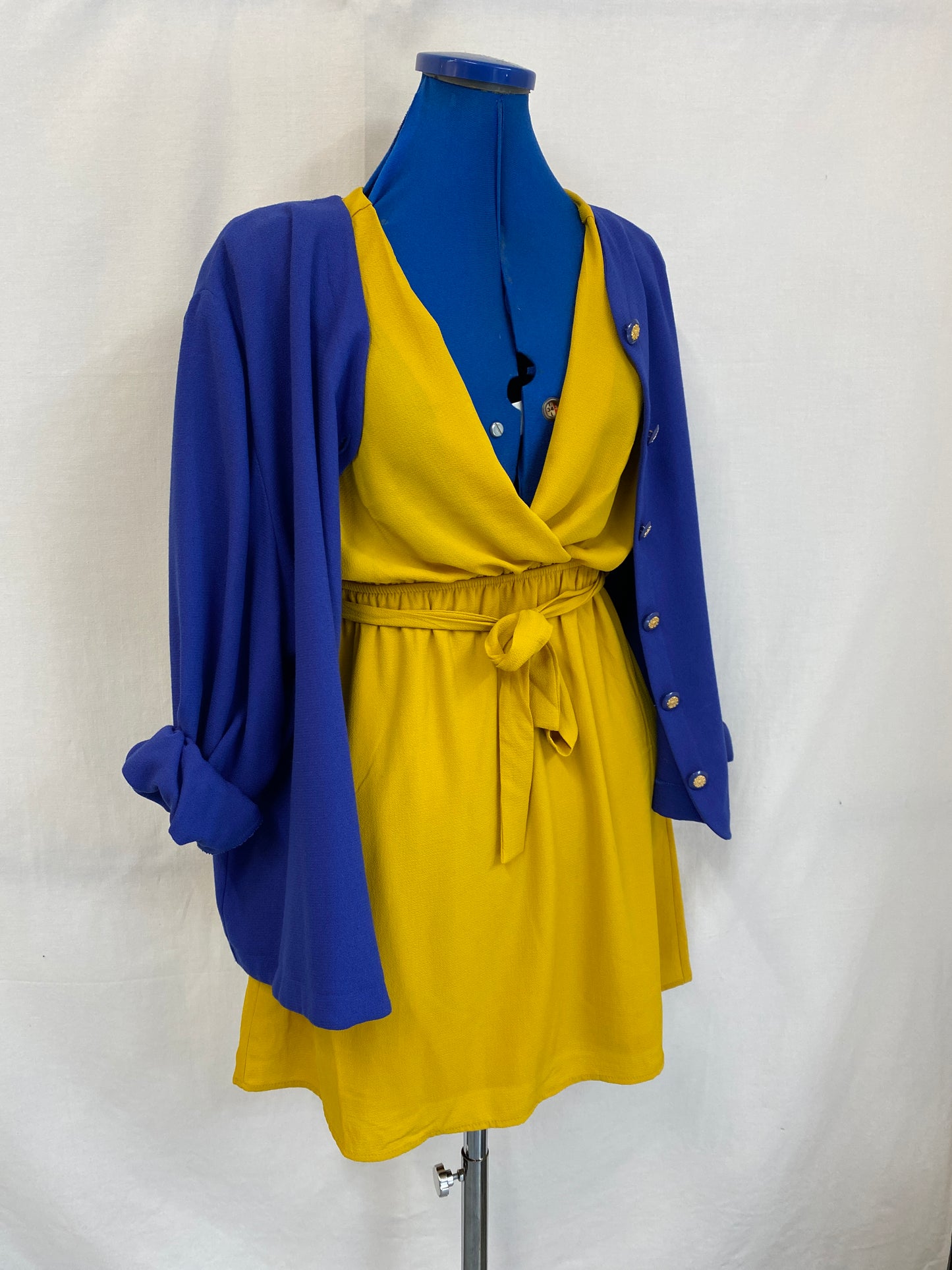 Royal Blue Relaxed Fit Jacket 10