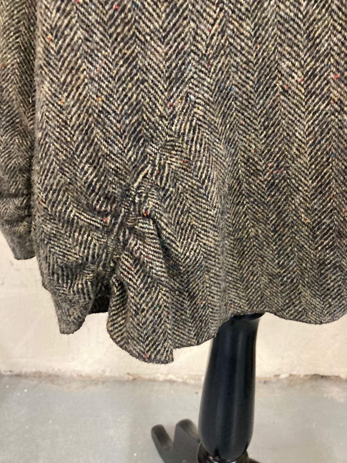 Multi Colour Harris Tweed Skirt Size 10