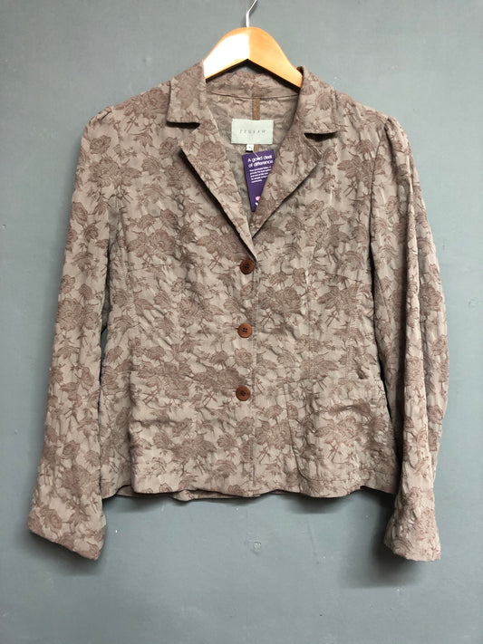 Jigsaw Floral Jacket Size 12