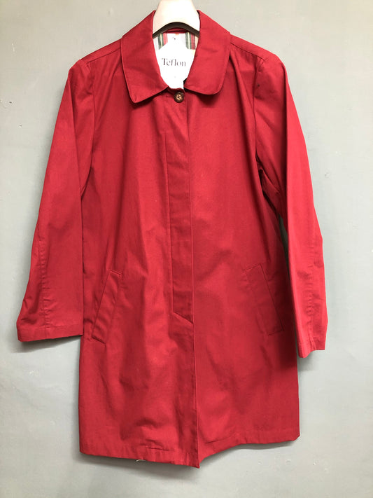 Burgundy Colour Mac Coat Size S BNWT