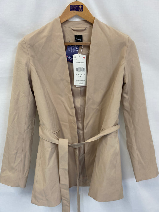 BNWT Beige Belted Jacker Size XS