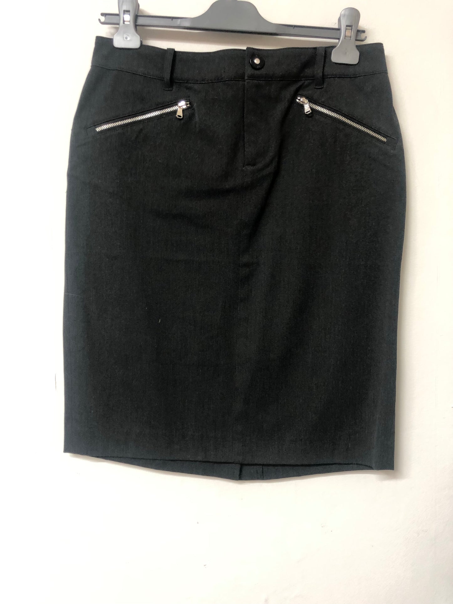 Grey Ralph Lauren Skirt with Zip detail Size 2