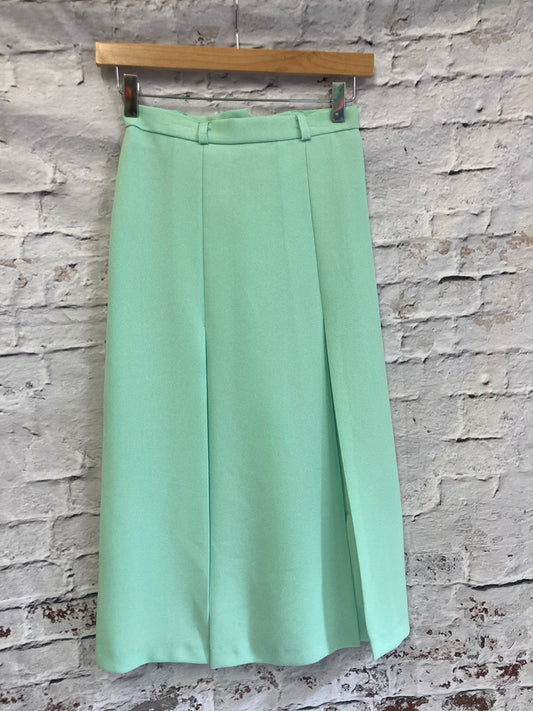 Vintage Hamell's Mint Green A Line Skirt Size 6
