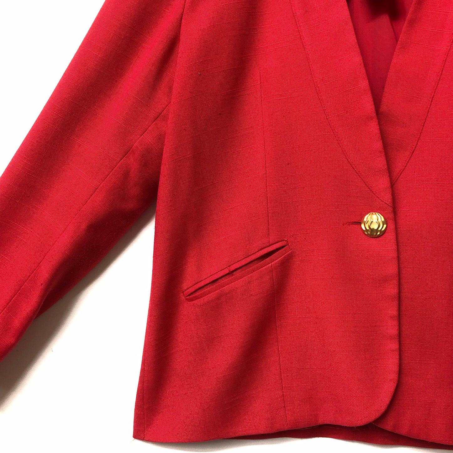 Vintage Coral Pink Blazer 14